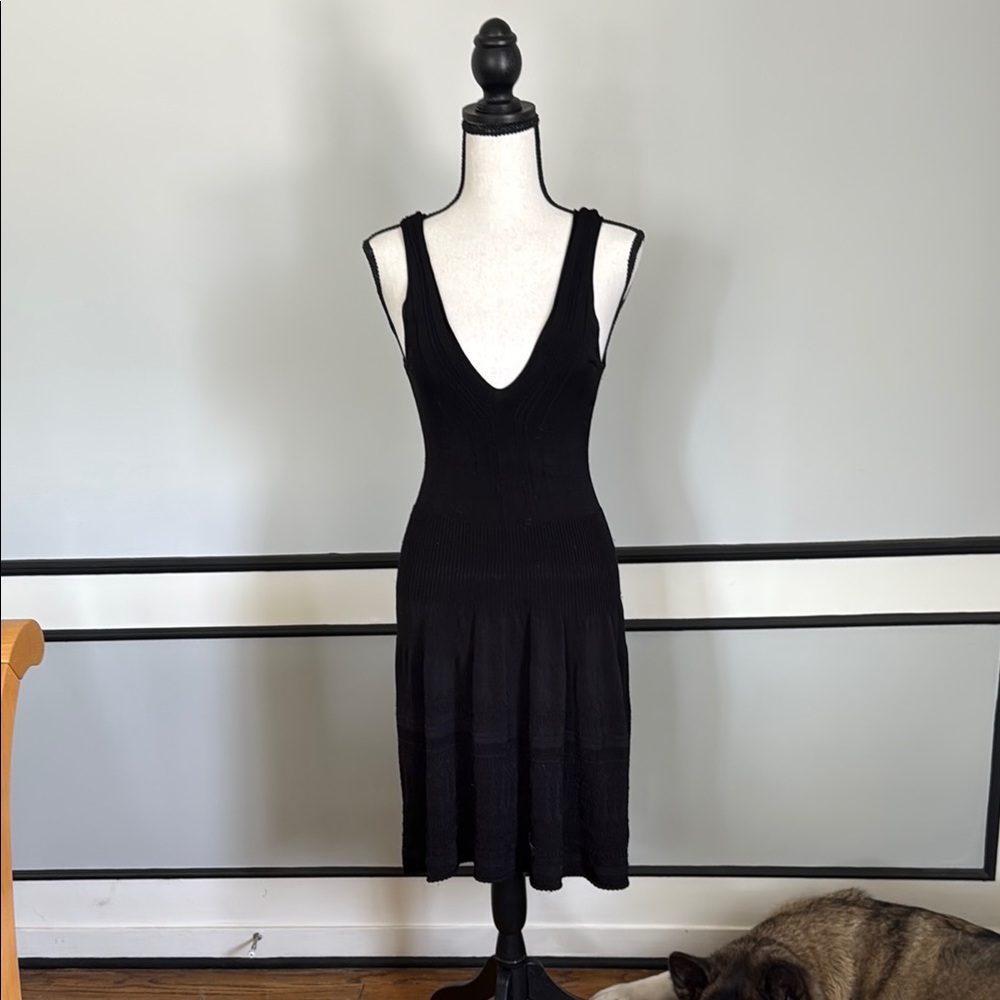 A/X Armani Exchange Black Knit Dress